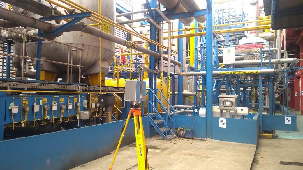 Scanning of a FMCG Plant